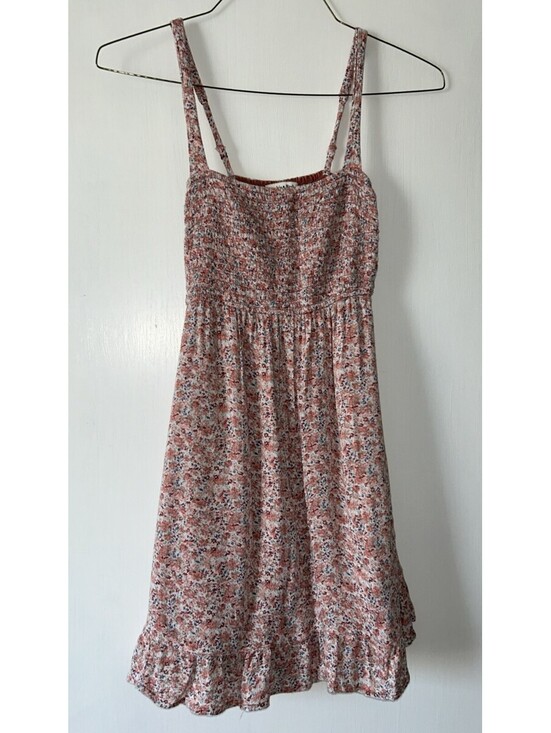 Abercrombie & Fitch Dresses & Skirts - Abercrombie & Fitch Pink Floral Cottagecore Feminine Boho Mini Dress S